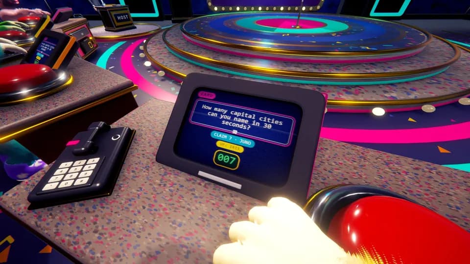 Your booth, first person: the card, your claim, the red button
